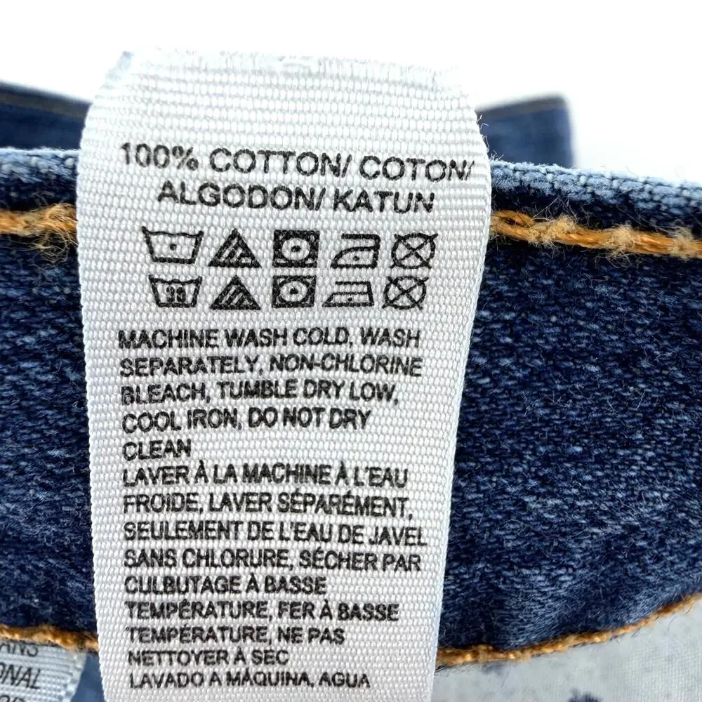 Lucky Brand 181 Relaxed Straight Jeans Mens Size 34x32 Medium Wash Denim